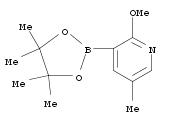Pyridine, 2-methoxy-5-methyl-3-(4,4,5,5-tetramethyl-1,3,2-dioxaborolan-2-yl)-